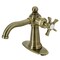 Kingston Brass Single-Handle Bathroom Faucet with Push Pop-Up, Antique Brass KSD3543NX - alternate 1